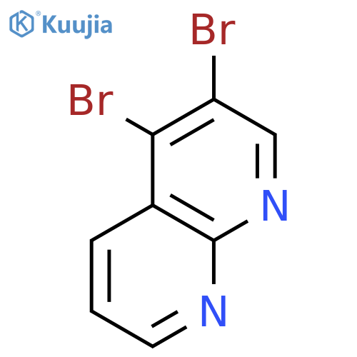 3,4-Dibromo-1,8-naphthyridine structure