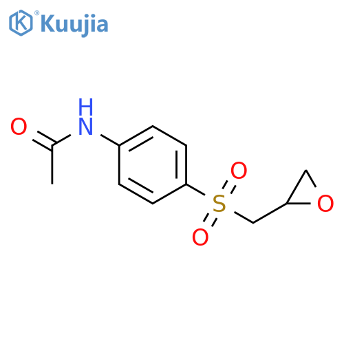 ACETAMIDE, N-[4-[(OXIRANYLMETHYL)SULFONYL]PHENYL]- structure