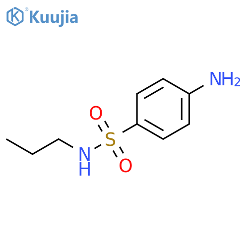4-amino-N-propylbenzene-1-sulfonamide structure