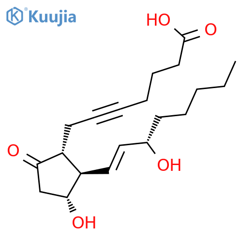 Prost-13-en-5-yn-1-oic acid, 11,15-dihydroxy-9-oxo-, (11a,13E,15S)- structure