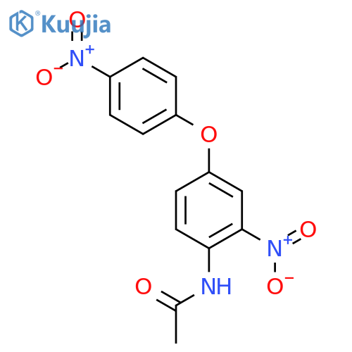 Acetamide, N-[2-nitro-4-(4-nitrophenoxy)phenyl]- structure