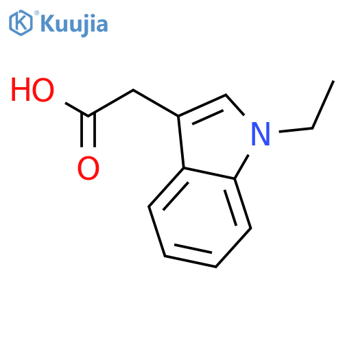 2-(1-ethyl-1H-indol-3-yl)acetic Acid structure
