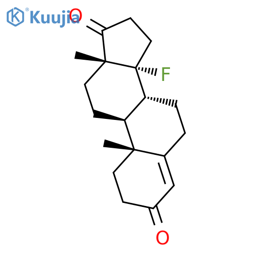 Androst-4-ene-3,17-dione, 14-fluoro- structure