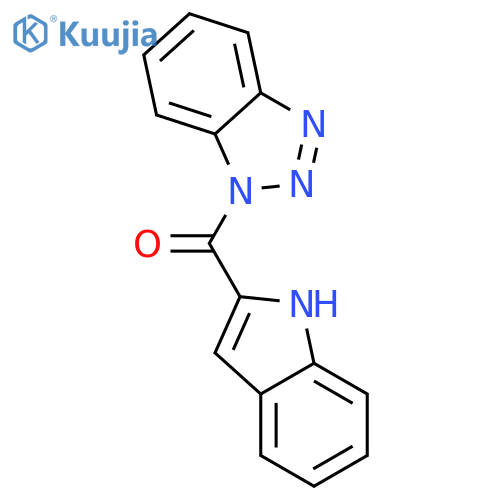 1-(1h-indol-2-ylcarbonyl)-1h-benzotriaz&amp structure