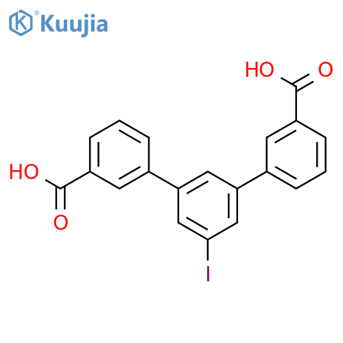 [1,1':3',1''-Terphenyl]-3,3''-dicarboxylic acid, 5'-iodo- structure