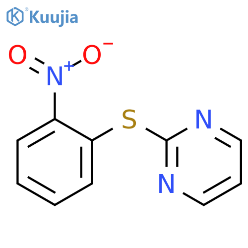Pyrimidine, 2-[(2-nitrophenyl)thio]- structure