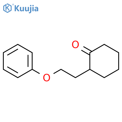 Cyclohexanone, 2-(2-phenoxyethyl)- structure