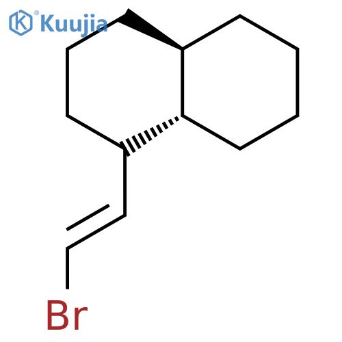 Naphthalene, 1-[(1E)-2-bromoethenyl]decahydro-, (4aR,8aS)-rel- structure