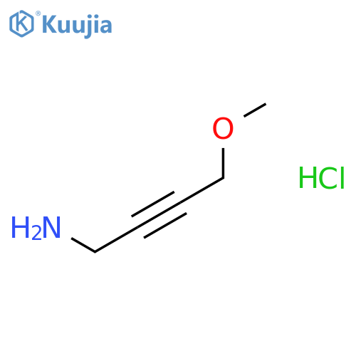 2-Butyn-1-amine, 4-methoxy-, hydrochloride structure