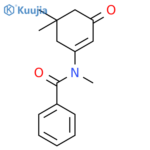 Benzamide, N-(5,5-dimethyl-3-oxo-1-cyclohexen-1-yl)-N-methyl- structure