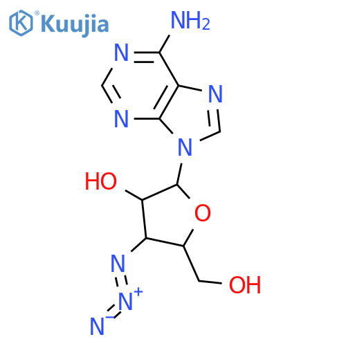 3'-Azido-3'-deoxyadenosine structure