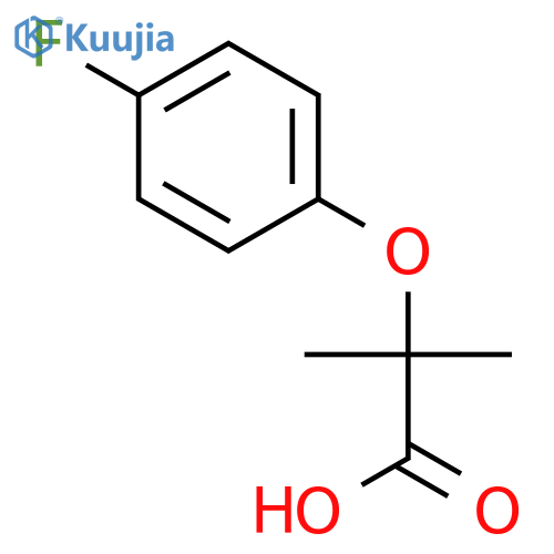 2-(4-Fluorophenoxy)-2-methylpropanoic acid structure