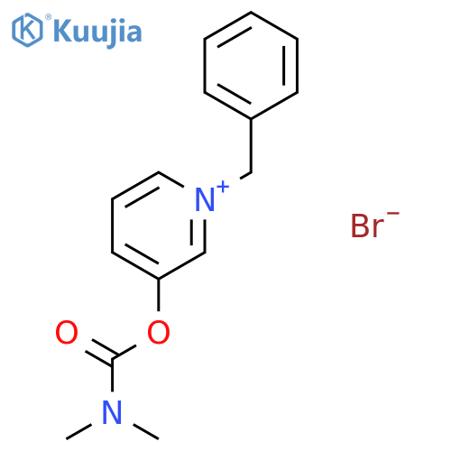 1-Benzyl-3-((dimethylcarbamoyl)oxy)pyridin-1-ium bromide structure