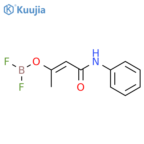 2-Butenamide, 3-[(difluoroboryl)oxy]-N-phenyl- structure