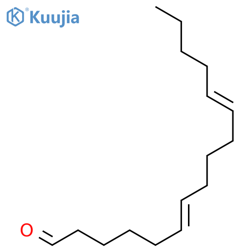 6,11-Hexadecadienal, (6E,11Z)- structure