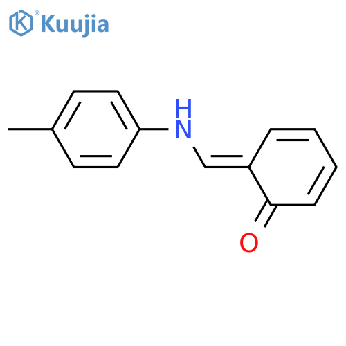 2,4-Cyclohexadien-1-one, 6-[[(4-methylphenyl)amino]methylene]-, (6E)- structure