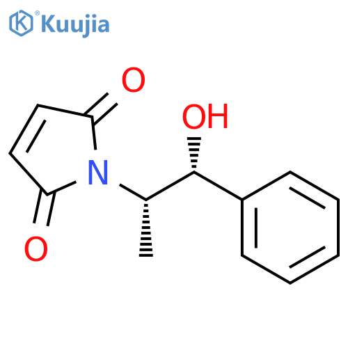1H-PYRROLE-2,5-DIONE, 1-[(1S,2R)-2-HYDROXY-1-METHYL-2-PHENYLETHYL]- structure