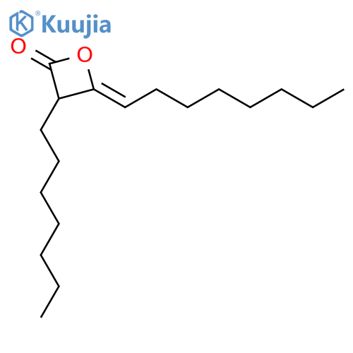 2-OXETANONE, 3-HEPTYL-4-OCTYLIDENE- structure