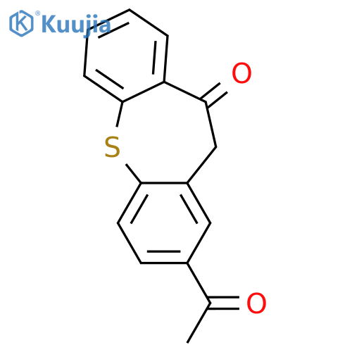 DIBENZO[B,F]THIEPIN-10(11H)-ONE, 2-ACETYL- structure
