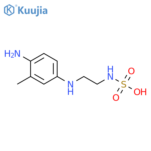 Sulfamic acid, [2-[(4-amino-3-methylphenyl)amino]ethyl]- structure