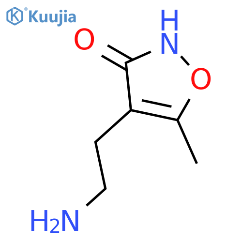 3(2H)-Isoxazolone, 4-(2-aminoethyl)-5-methyl- structure