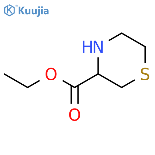 Ethyl thiomorpholine-3-carboxylate structure