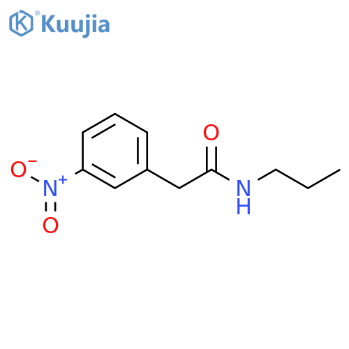 2-(3-nitrophenyl)-N-propylacetamide structure