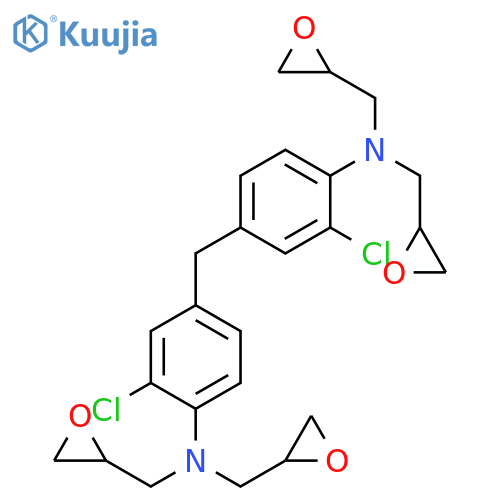 Oxiranemethanamine,N,N'-[methylenebis(2-chloro-4,1-phenylene)]bis[N-(oxiranylmethyl)- structure