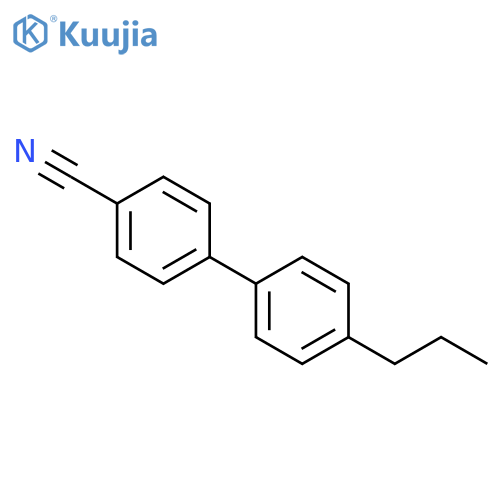 [1,1'-Biphenyl]-4-carbonitrile, 4'-propyl- structure