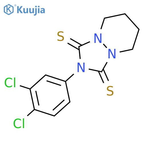 1H-[1,2,4]Triazolo[1,2-a]pyridazine-1,3(2H)-dithione,2-(3,4-dichlorophenyl)tetrahydro- structure