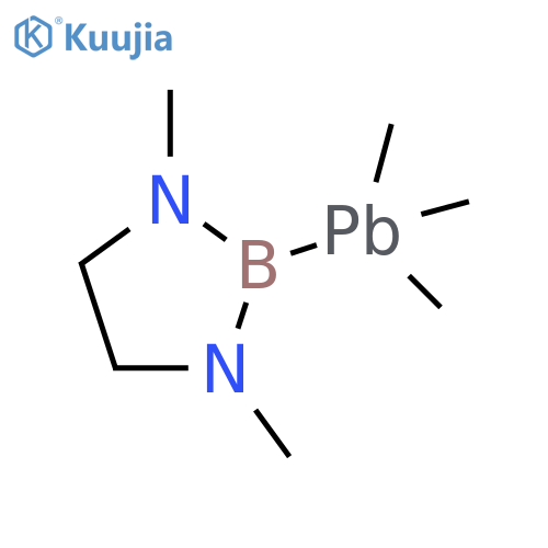 1,3,2-Diazaborolidine, 1,3-dimethyl-2-(trimethylplumbyl)- structure