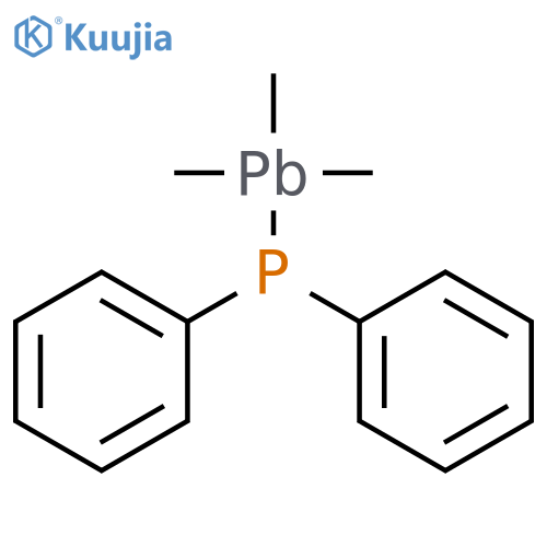 Phosphine, diphenyl(trimethylplumbyl)- structure