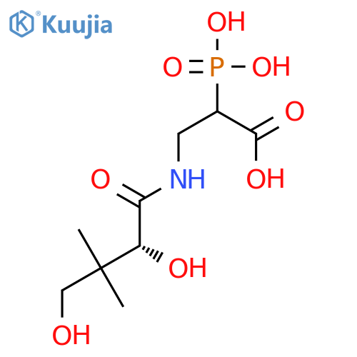 b-Alanine,N-[(2R)-2-hydroxy-3,3-dimethyl-1-oxo-4-(phosphonooxy)butyl]- structure