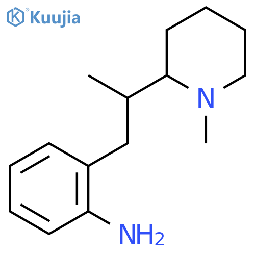 Benzenamine, 2-[2-(1-methyl-2-piperidinyl)propyl]- structure