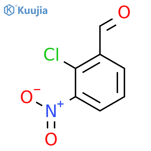 2-Chloro-3-nitrobenzaldehyde structure