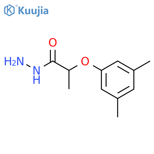 2-(3,5-Dimethyl-phenoxy)-propionic acid hydrazide structure