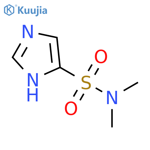 N,N-dimethyl-1H-imidazole-4-sulfonamide structure