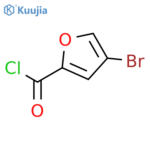 2-Furancarbonyl chloride, 4-bromo- (9CI) structure