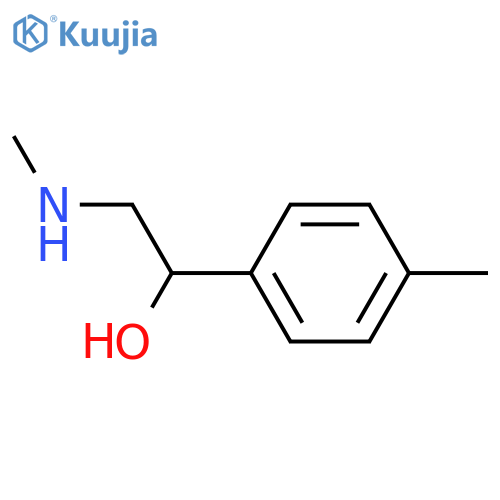 2-(methylamino)-1-(4-methylphenyl)ethan-1-ol structure
