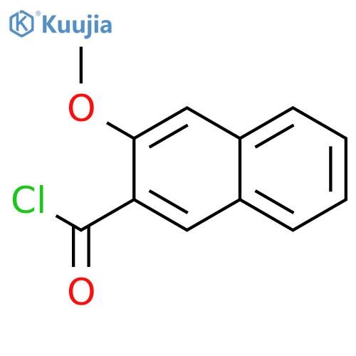2-Naphthalenecarbonyl chloride, 3-methoxy- structure