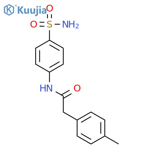 2-(4-methylphenyl)-N-(4-sulfamoylphenyl)acetamide structure