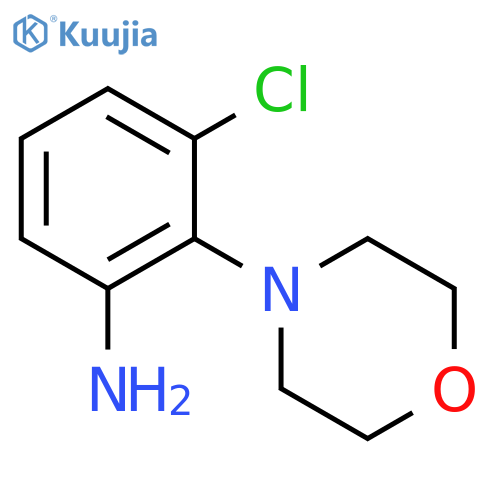 3-chloro-2-(morpholin-4-yl)aniline structure