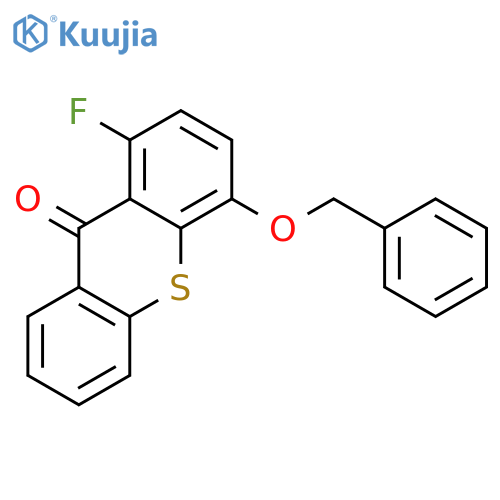 9H-Thioxanthen-9-one, 1-fluoro-4-(phenylmethoxy)- structure