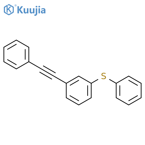 1-(Phenylethynyl)-3-(phenylsulfanyl)benzene structure