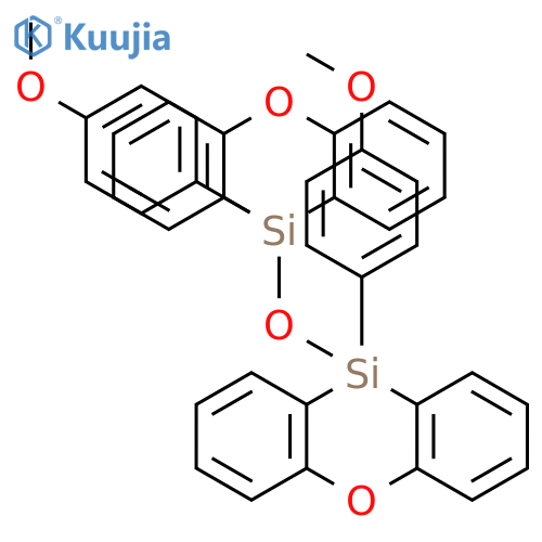 10H-Phenoxasilin, 10,10'-oxybis[10-(4-methoxyphenyl)- structure