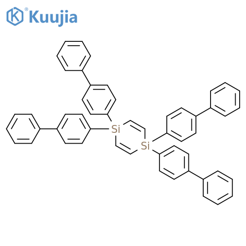 1,4-DISILACYCLOHEXA-2,5-DIENE, 1,1,4,4-TETRAKIS([1,1'-BIPHENYL]-4-YL)- structure