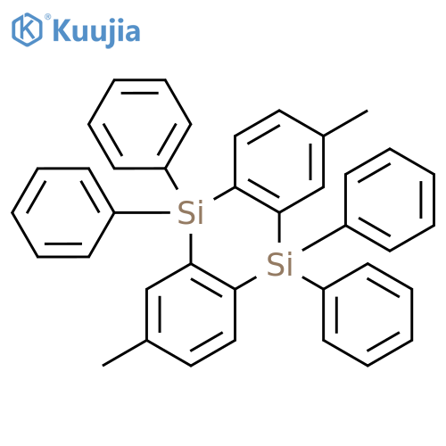 Silanthrene, 5,10-dihydro-2,7-dimethyl-5,5,10,10-tetraphenyl- structure