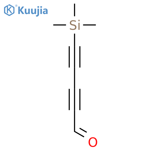 2,4-Pentadiynal, 5-(trimethylsilyl)- structure