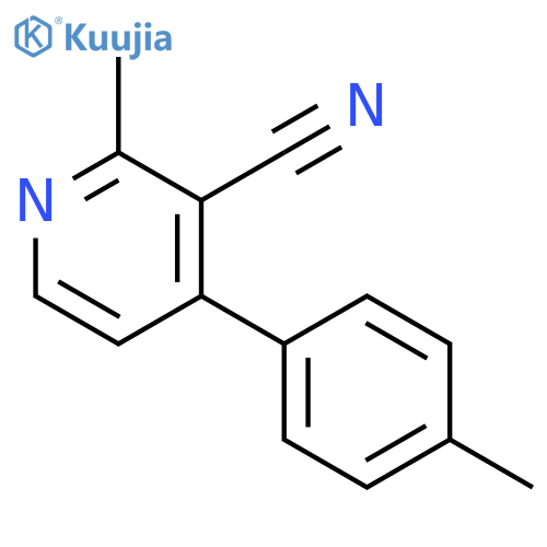 3-Pyridinecarbonitrile, 2-methyl-4-(4-methylphenyl)- structure
