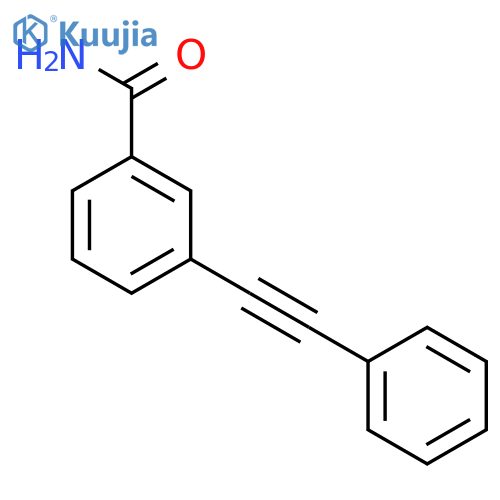 3-(Phenylethynyl)benzamide structure